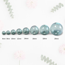 Dark Green diy accessories accessories material Korea transparent bubble single hole hollow glass ball earrings pendant pendant