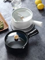 Small white pot non-stick pot ceramic baby baby special supplementary food pot multifunctional cooking and frying integrated baby steamer