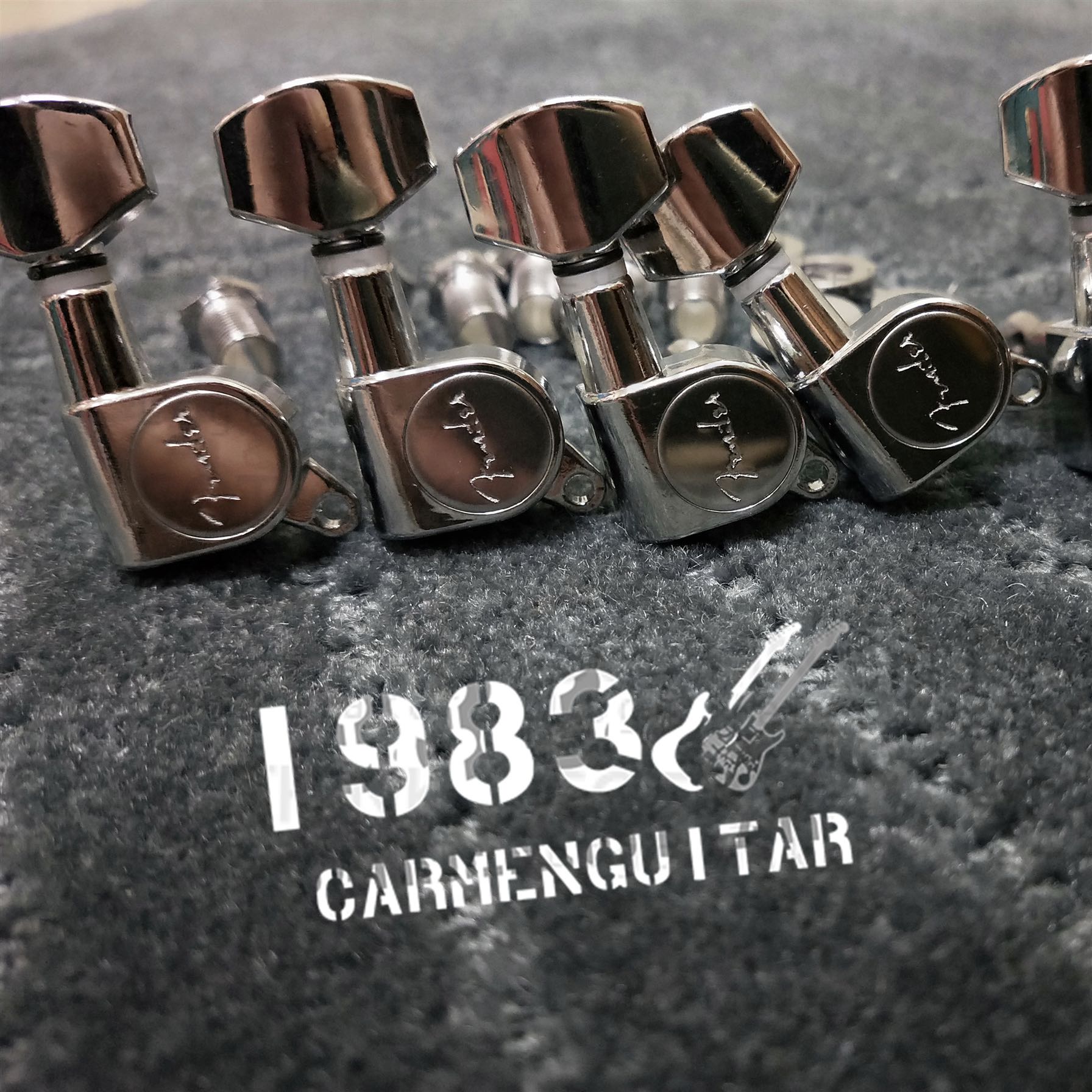 Fender Taiwan electric guitar string buttons fully enclosed head buttons Fender unilateral knob string standard set of 6