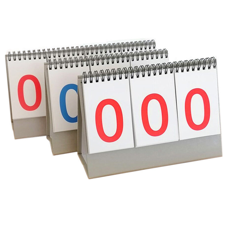 3-League number 4 scores Score Letters 0-9 Competition Digital Scoring Table Calendar Countdown Calendar Card