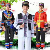 Childrens ethnic minority clothing male dance suit Yunnan Miao adult ethnic wind Yi Wa ethnic clothes acting out clothes