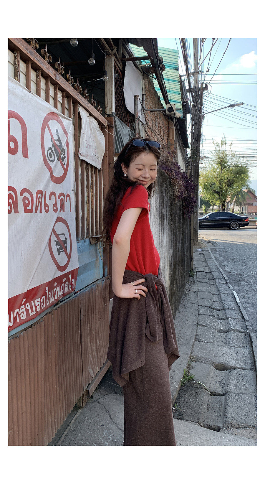 HelloooEat футболка вафельная однотонная с круглым вырезом весна-лето корейский стиль повседневная короткий рукав