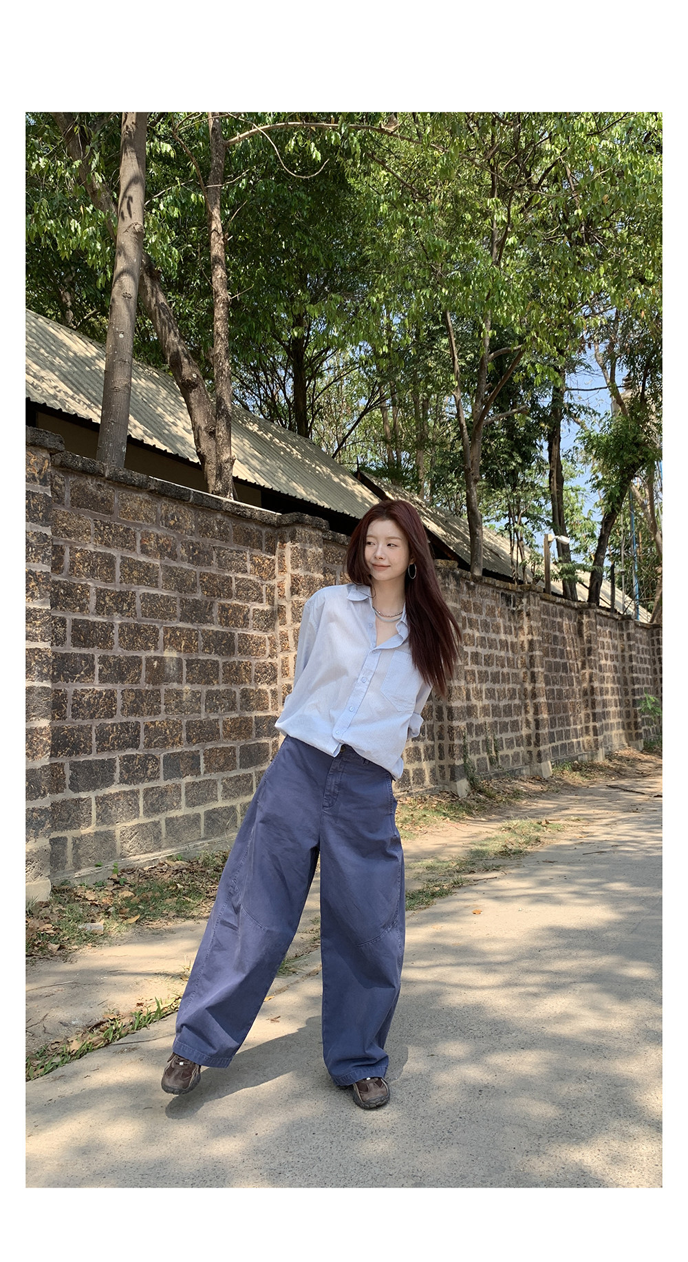 HelloooEat корейские 100% хлопковые повседневные широкие брюки свободного кроя в американском ретро стиле с эффектом стирки