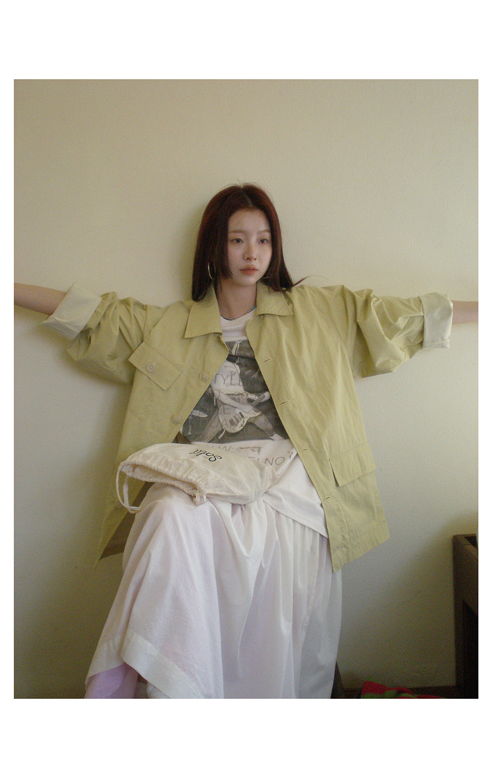 HelloooEat корейский дизайнерский плащ средней длины весна-лето однобортный отложной воротник свободная повседневная куртка женская