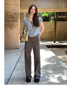 Hellooo Eat женские прямые брюки кофейного цвета с эффектом стирки, эластичные повседневные длинные брюки