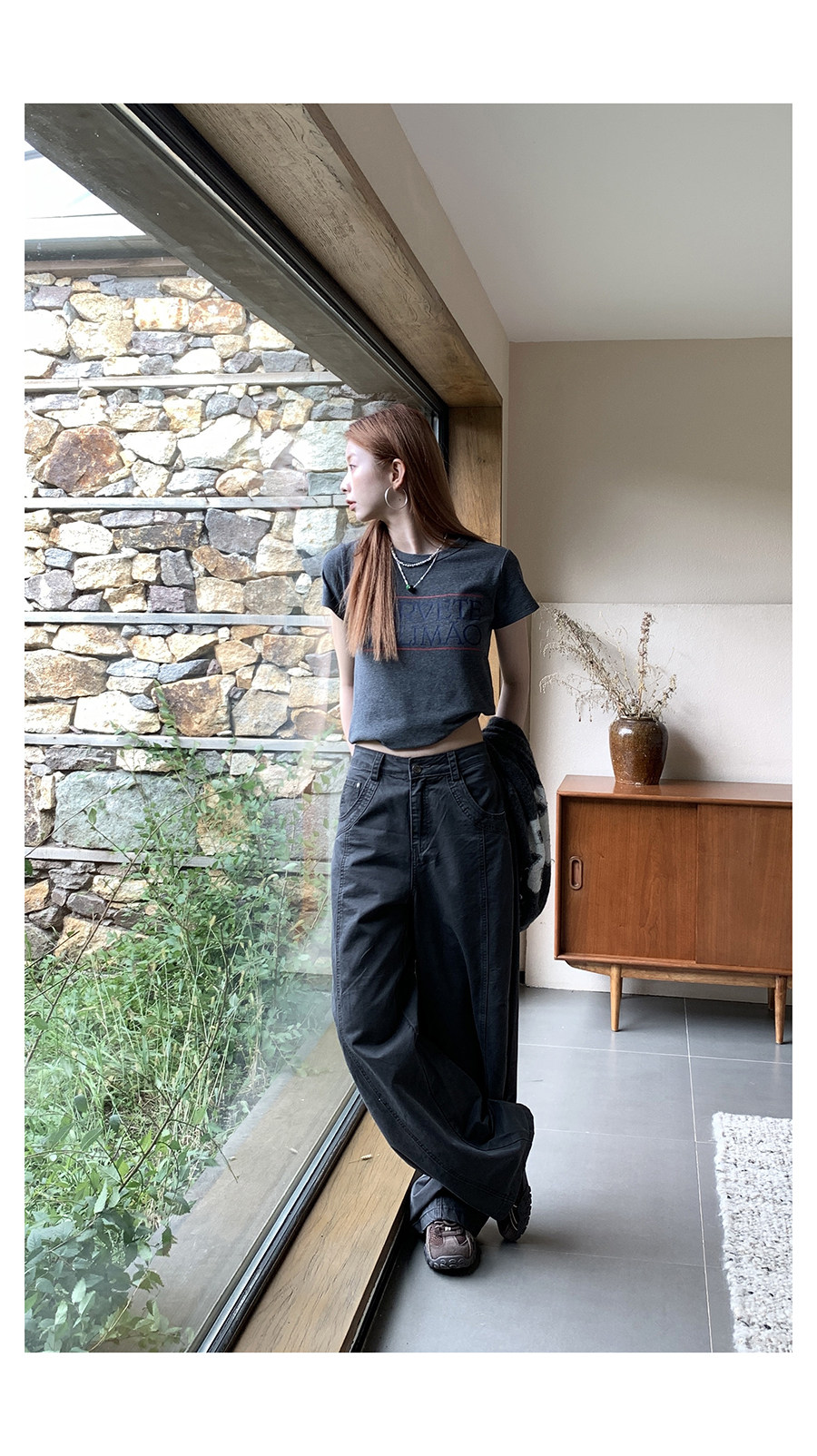 Hellooo Eat стройнящая мягкая флисовая футболка с короткими рукавами осень-зима универсальная круглый вырез с буквенным принтом женская