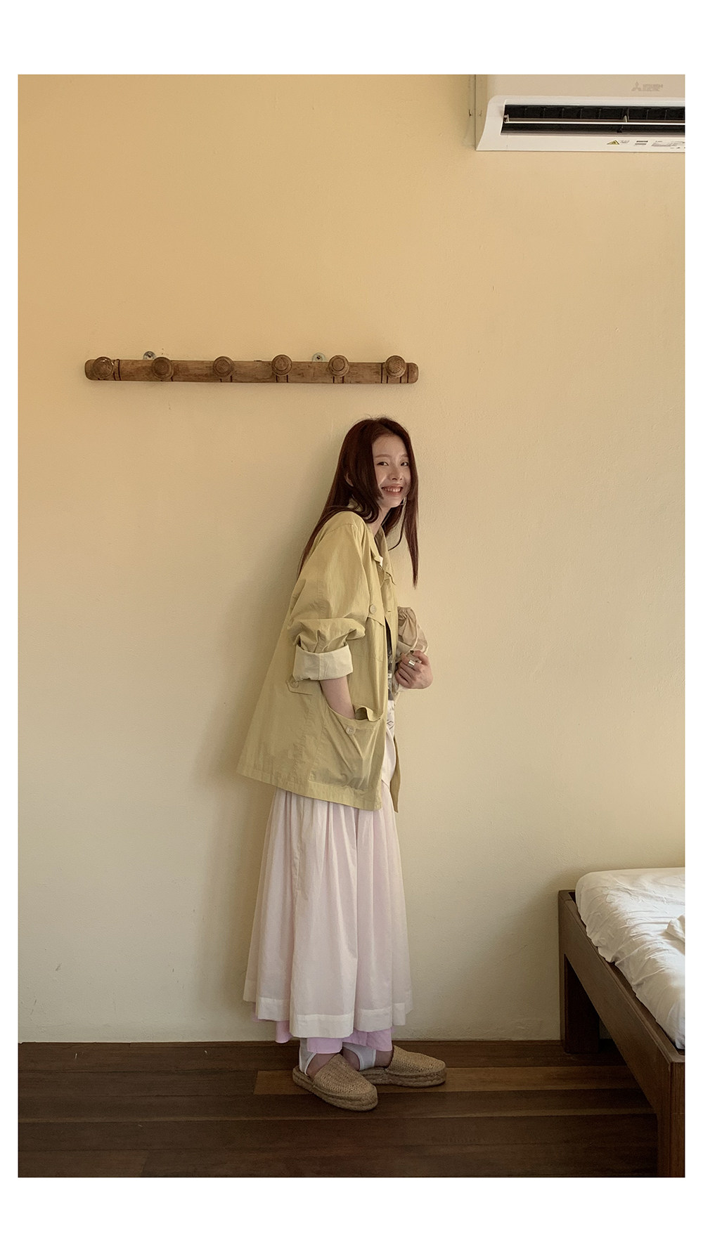 HelloooEat корейский дизайнерский плащ средней длины весна-лето однобортный отложной воротник свободная повседневная куртка женская