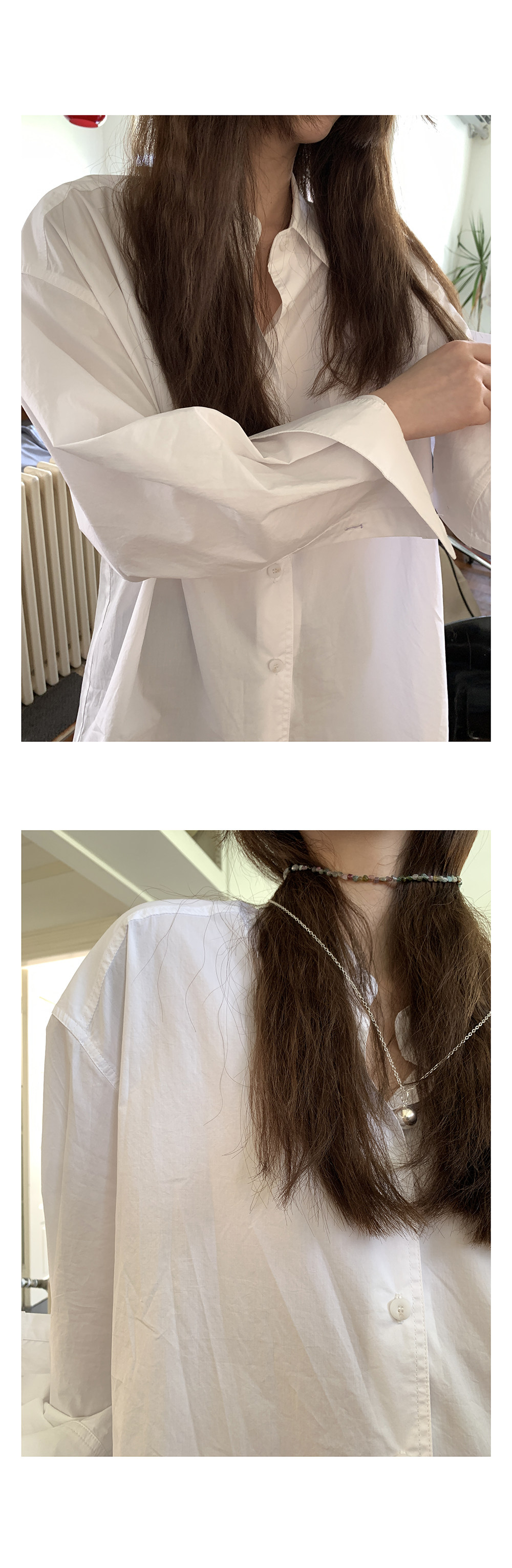 HelloooEat хлопковая белая рубашка / лиоцелловые брюки карго / футболка с принтом