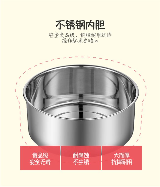 Máy làm sữa chua tự động mini đa chức năng tự chế rượu gạo máy inox lót chén gốm - Sản xuất sữa chua