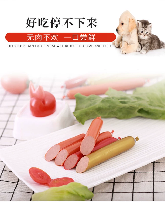 Thú cưng vàng Pet Thịt gà Gà Mèo Cứu trợ Ham Ăn vặt Teddy Golden Hair Satsuma Siamese Cat - Đồ ăn vặt cho chó Bánh ăn vặt cho Chó