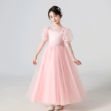 Наряд маленькой принцессы, элитное летнее детское вечернее платье, наряд для музыкальных выступлений, костюм