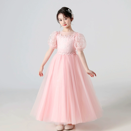 Наряд маленькой принцессы, элитное летнее детское вечернее платье, наряд для музыкальных выступлений, костюм