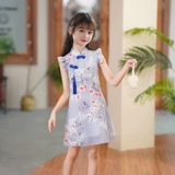 Летнее ципао, тонкое платье, юбка, летняя одежда, ханьфу, китайский стиль