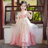 Летнее ханьфу, платье, летняя юбка, детская одежда