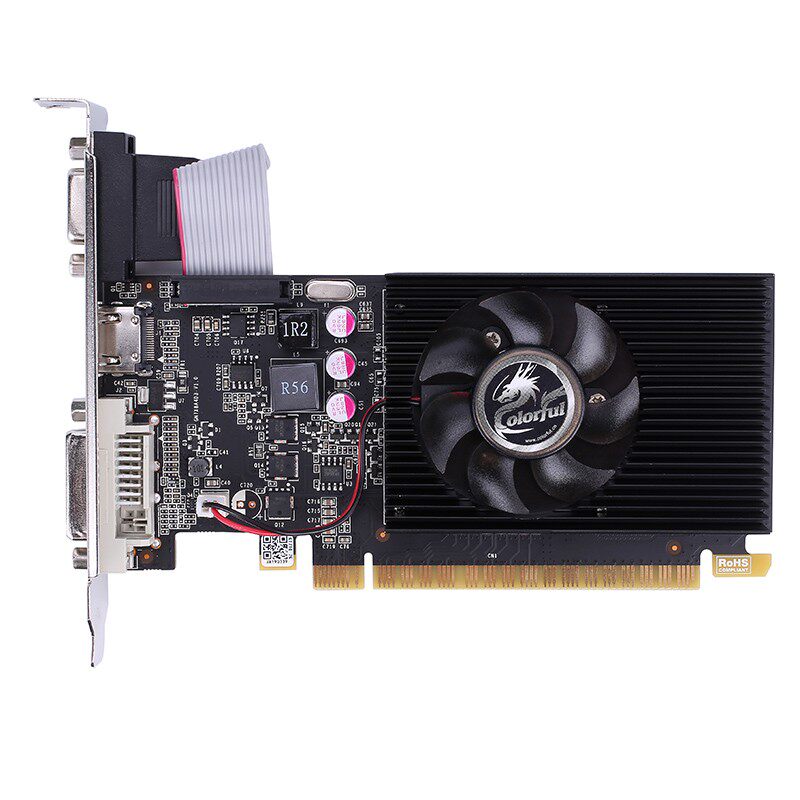 Seven rainbow GT710 2GD3 gold version V2 independent graphics card