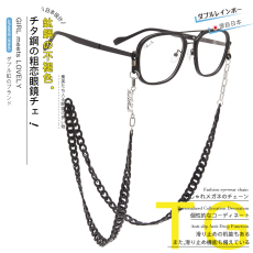 Очки цепи 日本眼镜链条女挂脖复古个性时尚字母潮眼睛绳墨镜链子中老年男士