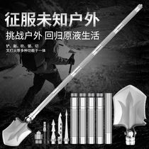 Engineer shovel multi-functional outdoor survival emergency tools supplies manganese steel shovel military shovel military shovel vehicle self-defense