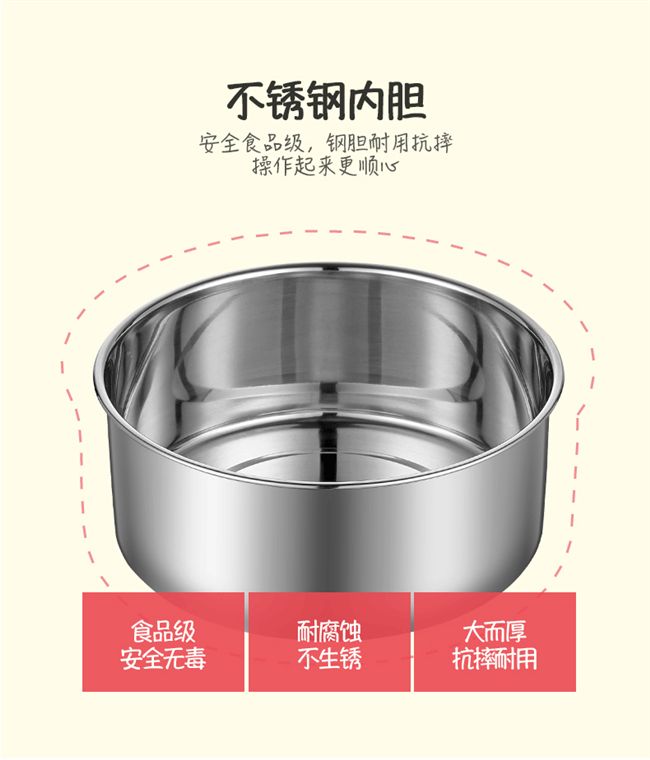 Máy làm sữa chua tự động mini đa chức năng tự chế rượu gạo máy inox lót chén gốm - Sản xuất sữa chua