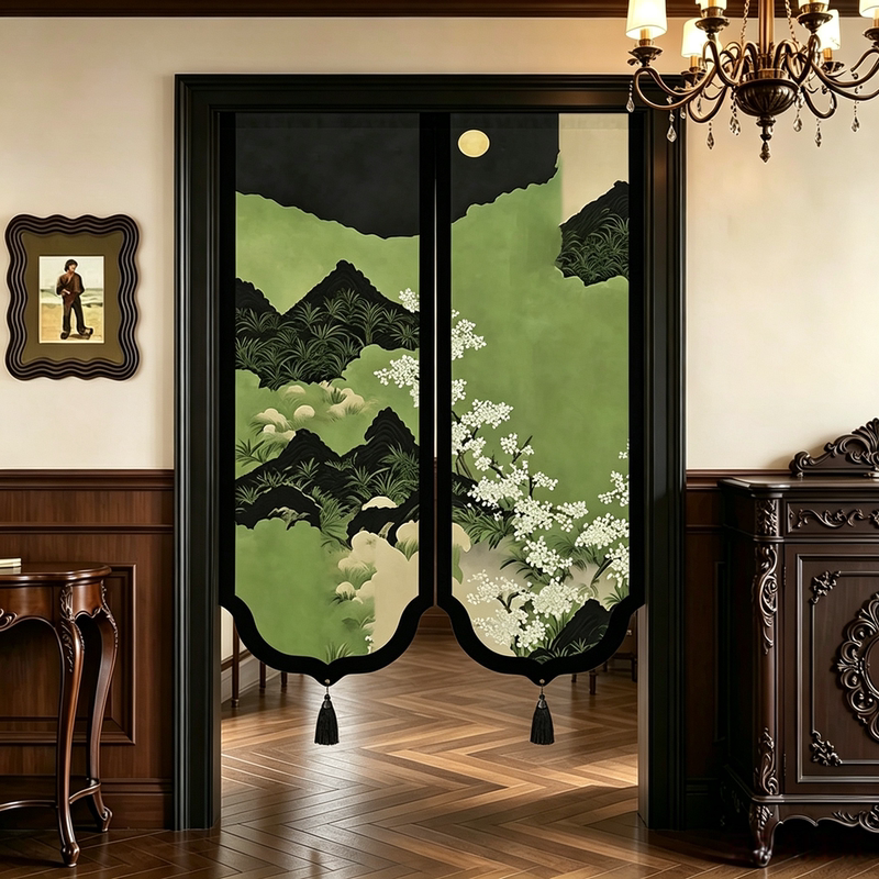 Door Curtain Partition Curtain 2026 New Model French Romantic High-End Atmosphere Bedroom Privacy Protection Ventilation Super Beautiful Half Curtain Door Curtain Partition Curtain 2026 New Model French Romantic High-End Atmosphere Bedroom Privacy Protection Ventilation Super Beautiful Half Curtain