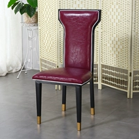 Легкая роскошь вина красными плоскими головными стульями