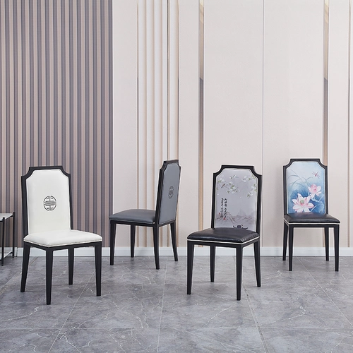 Отель обеденный стул Light Luxury Modern Simple Box Banquet Tea Restaurant Home Back Restor