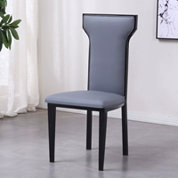 Глубоко серое кресло с плоским головом