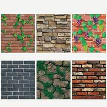 Antique brick wall sticker bacround wall paper 3D waterp