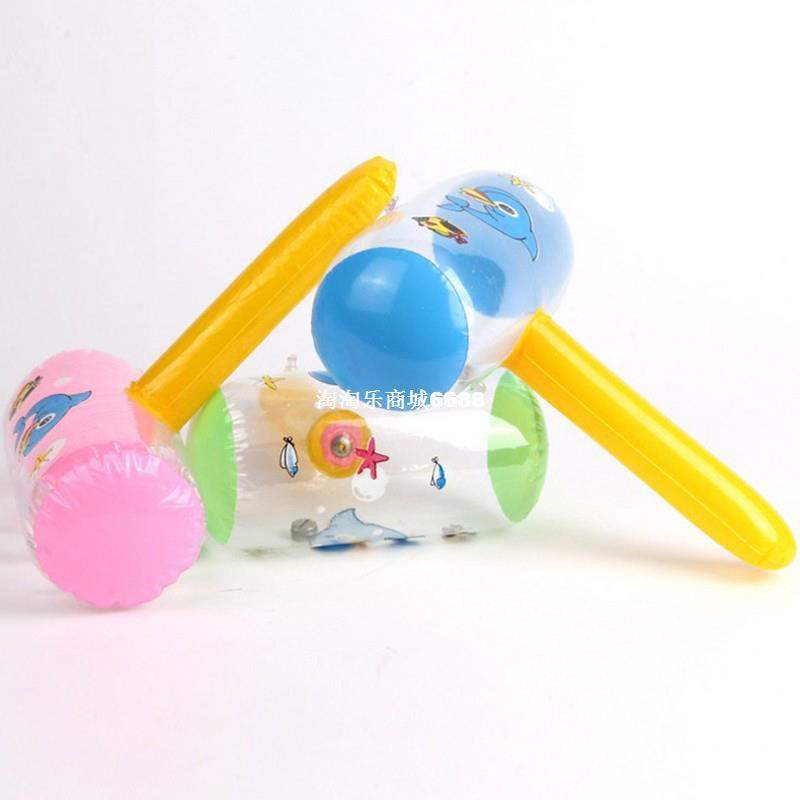 Kidscartoon bell inflatable hammer toy baby children blow u