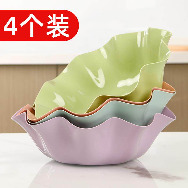 Fruit Pan Home Living Room Fruit Tray Modern Minima Tea Table Snack Tray Eu Style Creative Fruit Basin Plastic Dried Fruit Tray