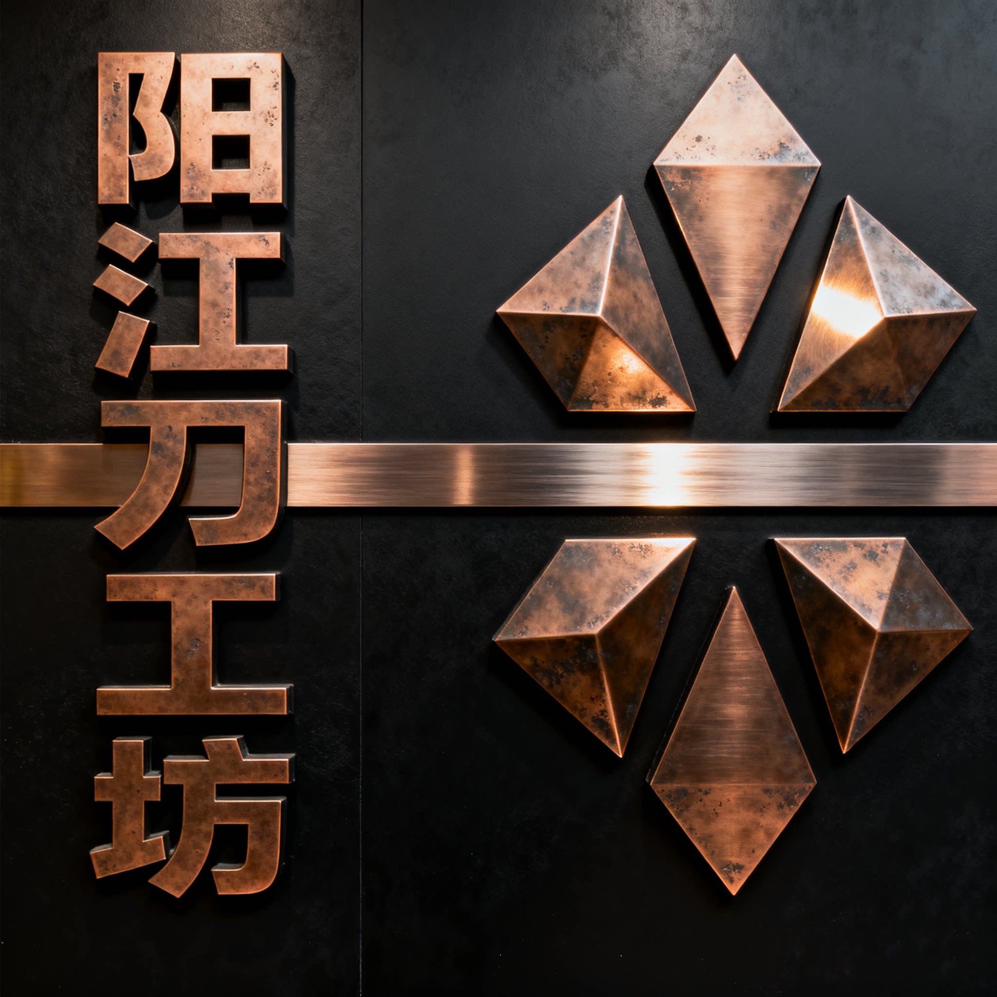 阳江刀工坊的LOGO