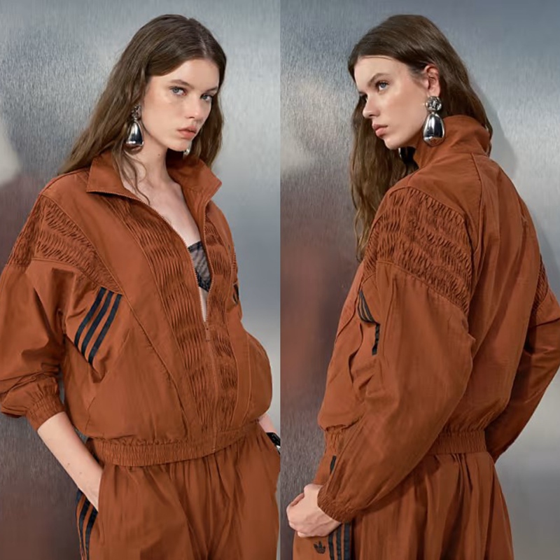 [Uk Purchasing Agent Direct Mail] Adidas X Asos Loose Pleated Zipper Sports Jacket