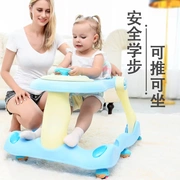 Baby Walker Đa chức năng Rollover Nam Baby 6 / 7-18 tháng Cô gái trẻ Tay trẻ em có thể đẩy gấp