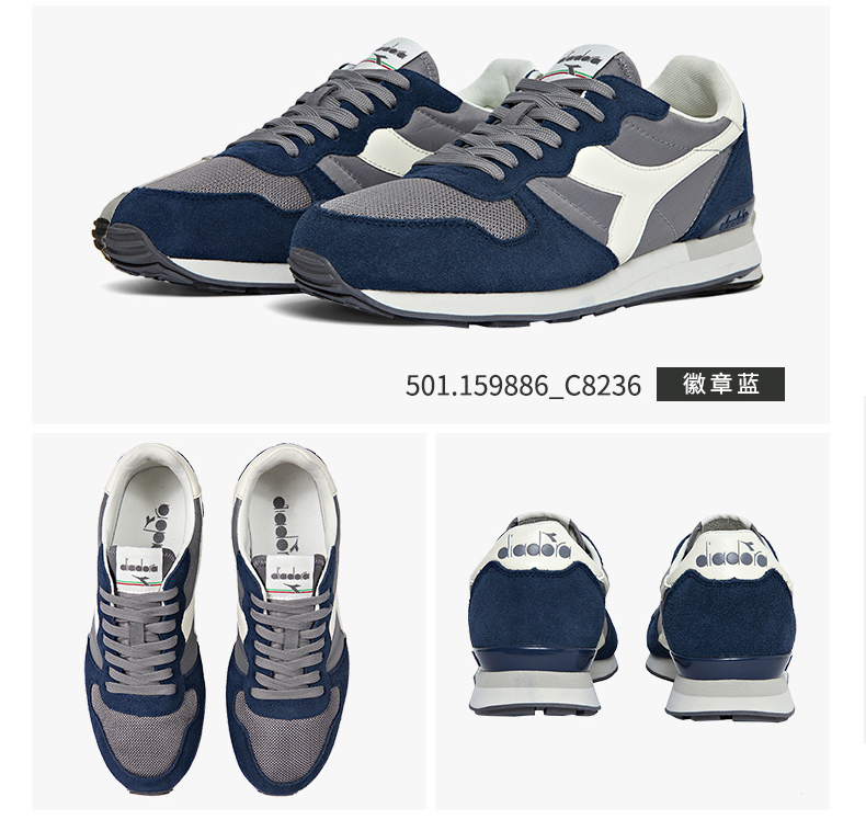 Diadora Diadora nam và nữ chính thức xu hướng retro giày hoang dã retro giày thông thường CAMARO - Dép / giày thường mua giày thể thao
