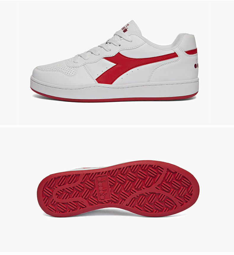 Diadora Diadona đôi nam nữ chính thức nhỏ màu trắng thấp để giúp giày thể thao giản dị CHƠI giày the thao