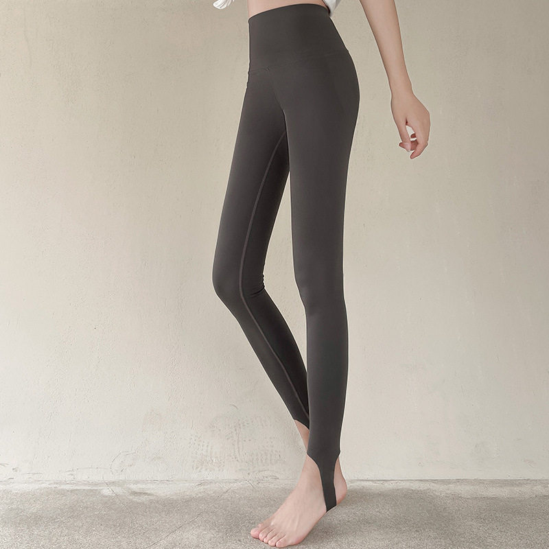 Summer thin leggings, foot-stepping women wear high-waisted belly-tight shark pants, fitness yoga hip-lifting Barbie pants
