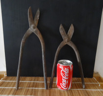 Old tool Old Iron Smith Tool Old Iron Cut size Homogeneous Price Real Photo Folklore Nostalgia Show Movie Props