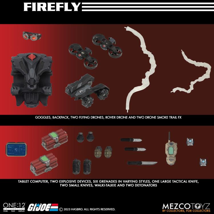 mezcoone:12collective firefly ファイアフライ Mezco G.I. Joe One:12 Collective FIREFLY