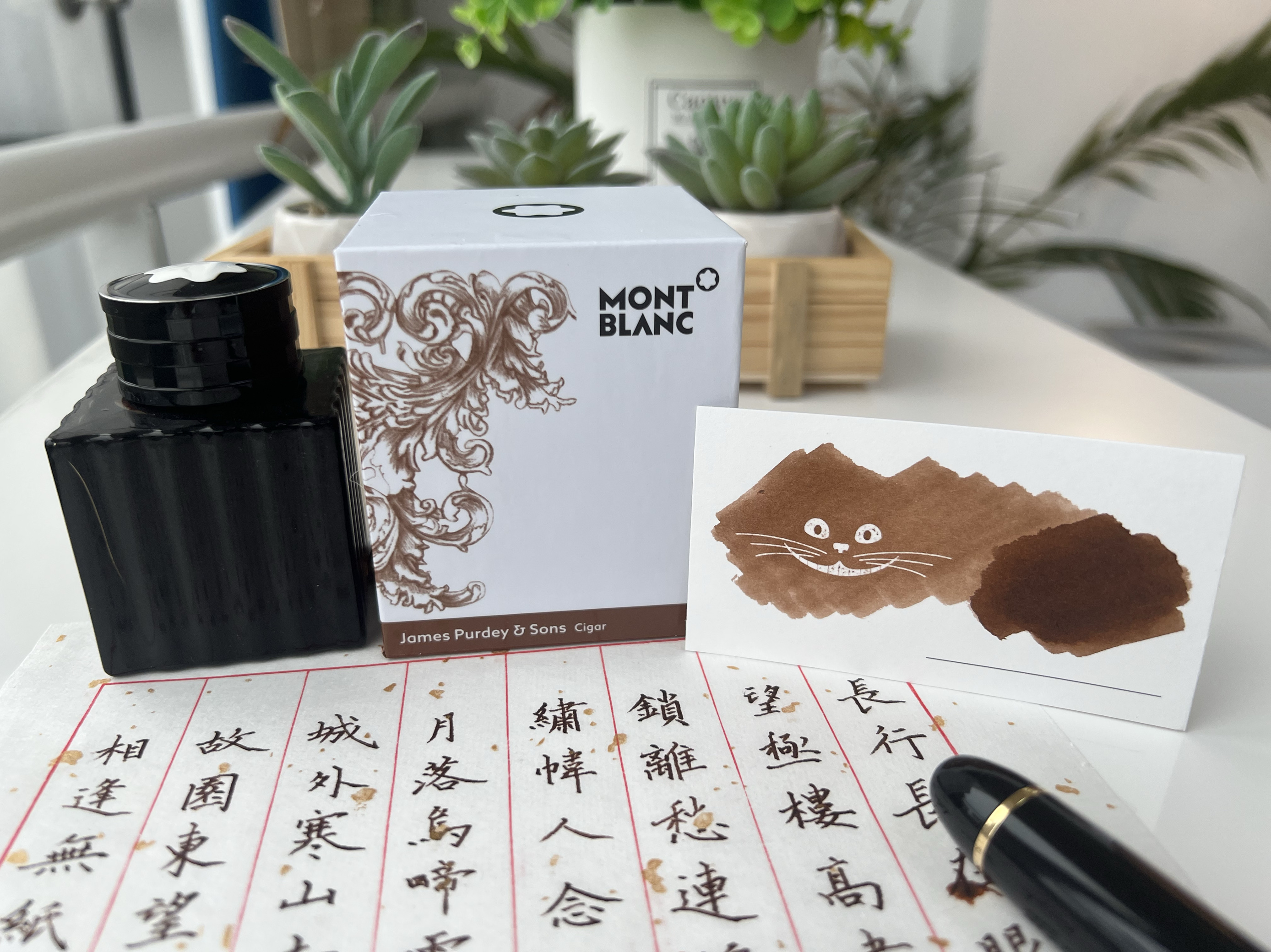 万宝龙墨水50ML限量方瓶：书写艺术，尽在手中！🖋️✨