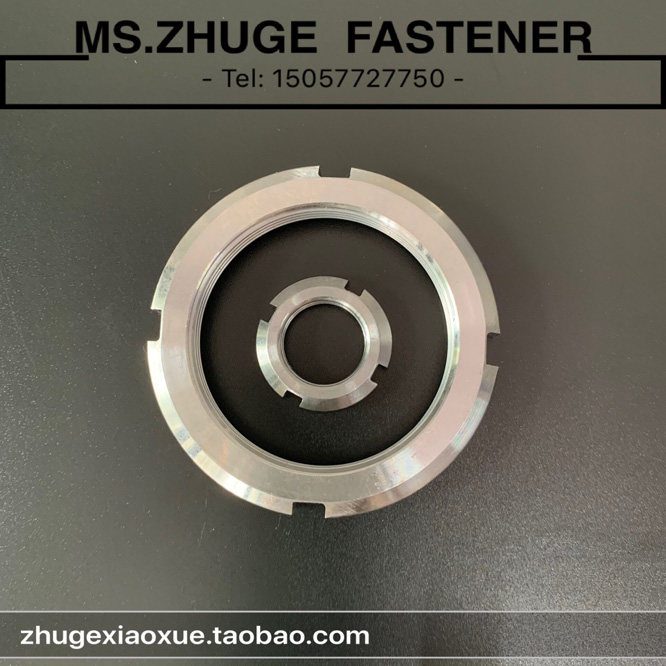 DIN981 De-standard Round Nut KM type lock nut carbon steel rolling bearing lock KM00--KM56