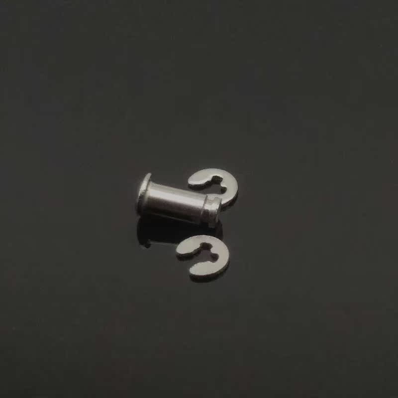 ZIPPO dầu hỏa nhẹ hơn bánh xe nóng bằng thép không gỉ khóa đinh tán có thể tháo rời pin bánh răng phụ tùng sửa chữa DIY - Bật lửa hột quẹt sạc điện