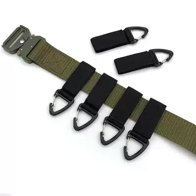 Outdoor tactical mountaineering anti-lost adhesive hook triangle buckle key molle multifunctional multi-purpose hanging ring bag