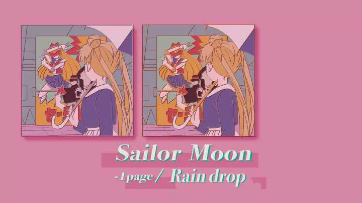 [Spot] Корейский матрос Sailor Moon Водяной Bingyue Маленький кролик Moon Bunny металлический знак
