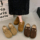 Женская зимняя обувь birkenstocks в стиле ретро из двух предметов; бархатная обувь с большой головкой; милые теплые хлопчатобумажные туфли; новинка 2025 года; лоферы с внутренней отделкой mini 4