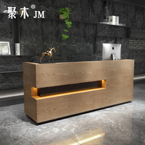 Retro bar table Cashier Clothing simple modern restaurant Beauty salon Barber shop Small shop front desk corner