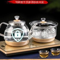 Tea set with boiled tea thickened Gongfu Tea Desk Boiling Kettle Bottom Water Full Automatic Glass Simple Dual-use Studio