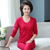 Jujube красный печатный 730 Set (низкий воротник)