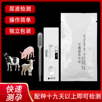 Pig, cattle, sheep, horse, animal early pregnancy test paper