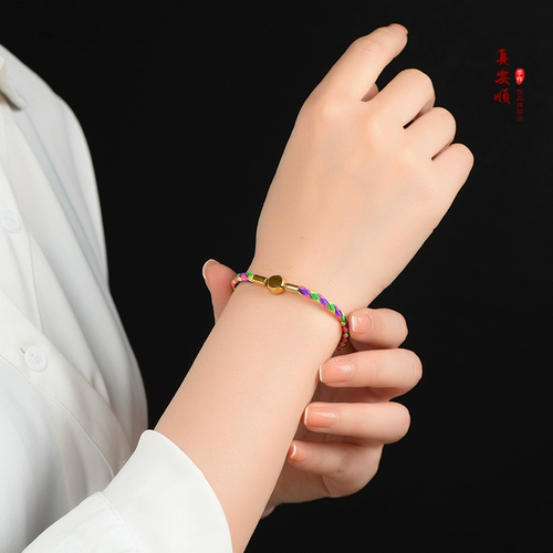 真安顺 Модный синий оригинальный дизайнерский браслет для влюбленных, в западном стиле