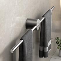 Minimalist towel rack without punching holes in the bathroom wall-mounted bathroom cool towel bar storage rack bathroom wall storage rack