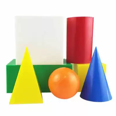 30001 Geometric Model Cube Cuboid Cylindrical Cone Large Demonstration Teaching Instrument